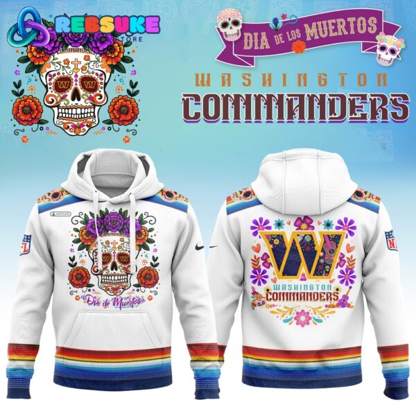 Dia De Los Muertos Washington Commanders 2024 Combo Pullover Hoodie