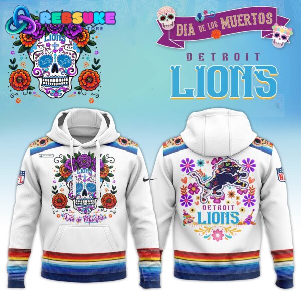 Dia De Los Muertos Detroit Lions 2024 Combo Pullover Hoodie