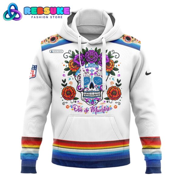 Dia De Los Muertos Detroit Lions 2024 Combo Pullover Hoodie - Image 2