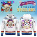 Dia De Los Muertos Pittsburgh Steelers 2024 Combo Pullover Hoodie