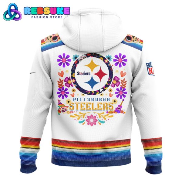 Dia De Los Muertos Pittsburgh Steelers 2024 Combo Pullover Hoodie - Image 3