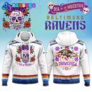 Dia De Los Muertos Baltimore Ravens 2024 Combo Pullover Hoodie