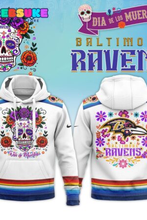 Dia De Los Muertos Baltimore Ravens 2024 Combo Pullover Hoodie