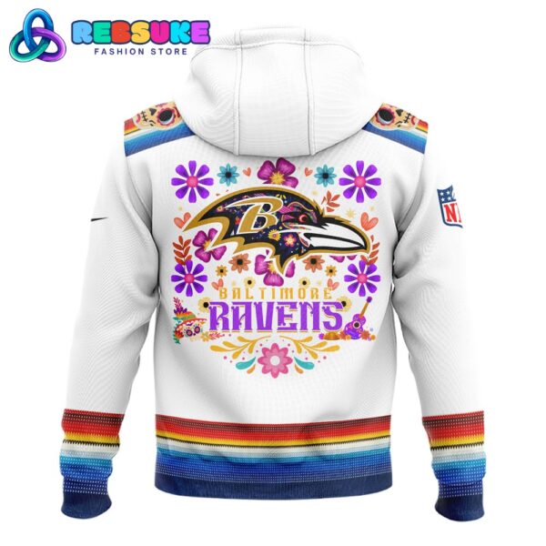 Dia De Los Muertos Baltimore Ravens 2024 Combo Pullover Hoodie - Image 5