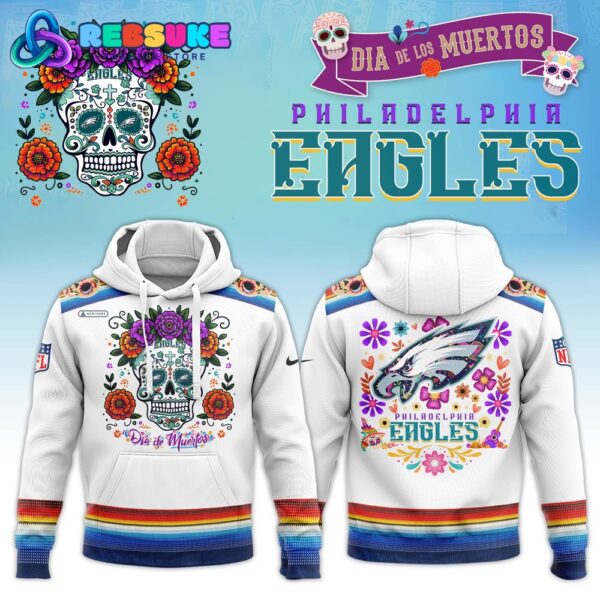 Dia De Los Muertos Philadelphia Eagles 2024 Combo Pullover Hoodie
