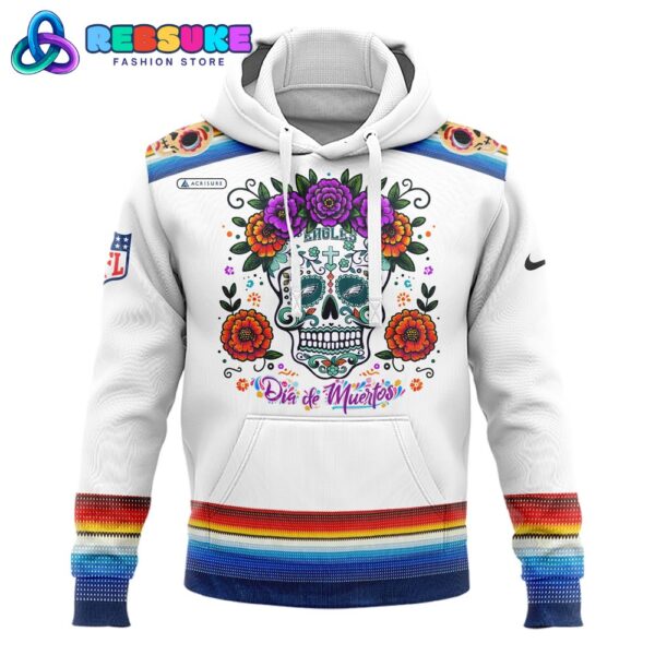 Dia De Los Muertos Philadelphia Eagles 2024 Combo Pullover Hoodie - Image 2
