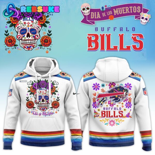Dia De Los Muertos Buffalo Bills 2024 Pullover Combo Hoodie