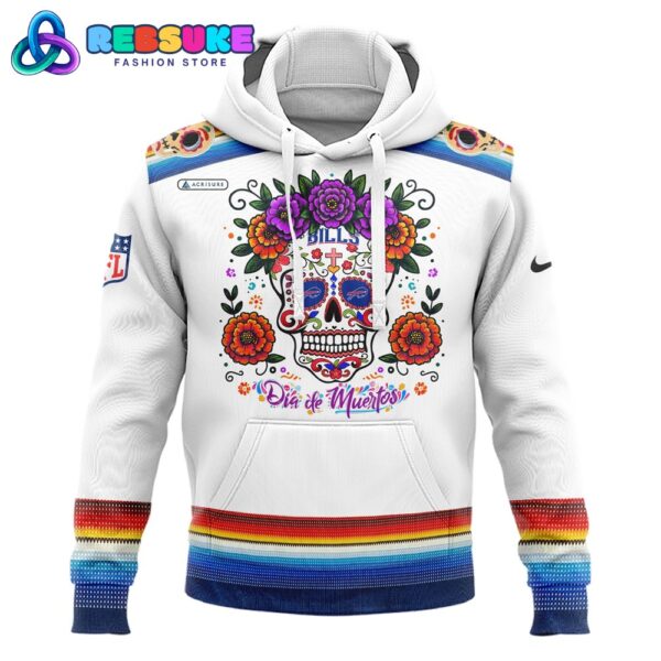 Dia De Los Muertos Buffalo Bills 2024 Pullover Combo Hoodie - Image 2