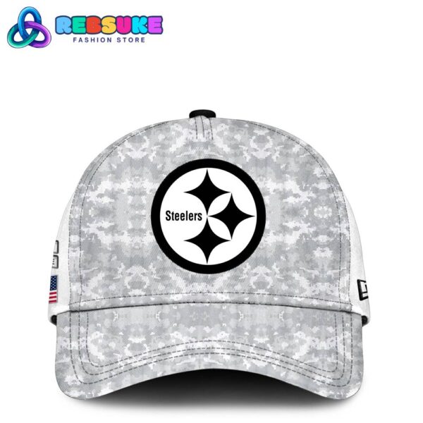 Pittsburgh Steelers Arctic Camo 2024 Combo Hoodie, Pants, Cap - Image 3