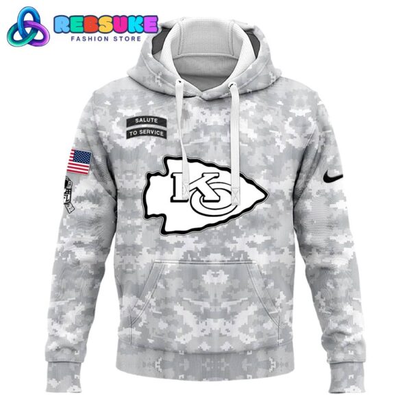 Kansas City Chiefs Arctic Camo 2024 Combo Hoodie, Pants, Cap - Image 2