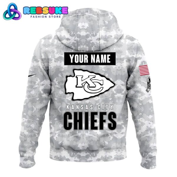 Kansas City Chiefs Arctic Camo 2024 Combo Hoodie, Pants, Cap - Image 5
