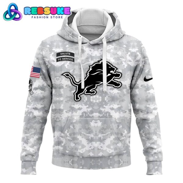 Detroit Lions Arctic Camo 2024 Combo Hoodie, Pants, Cap - Image 2