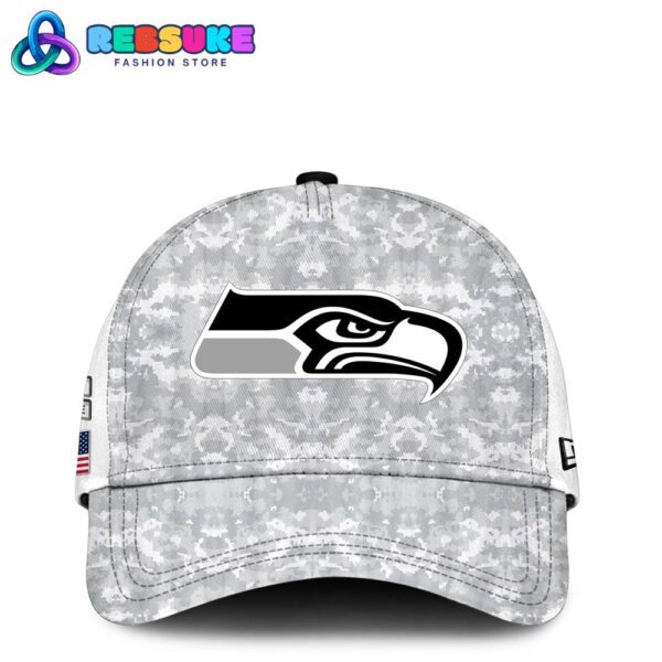 Seattle Seahawks Arctic Camo 2024 Combo Hoodie, Pants, Cap - Image 4