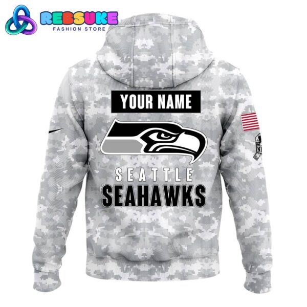 Seattle Seahawks Arctic Camo 2024 Combo Hoodie, Pants, Cap - Image 5