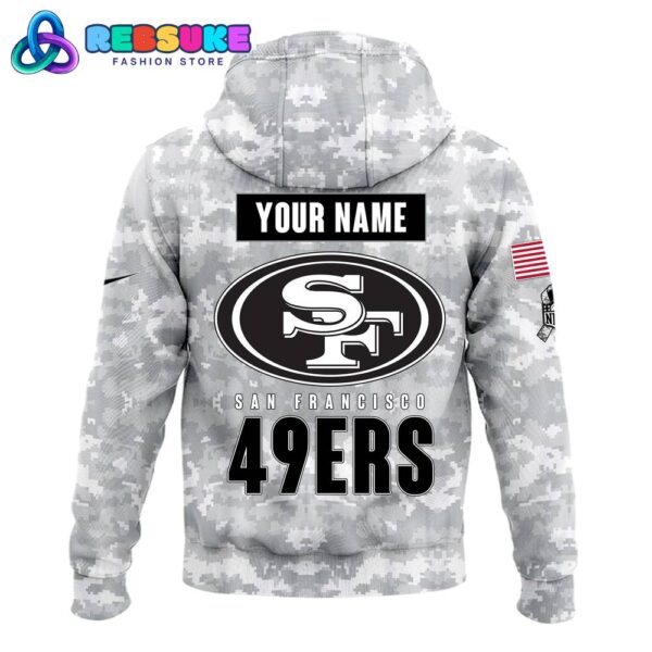 San Francisco 49ers Arctic Camo 2024 Combo Hoodie, Pants, Cap - Image 5
