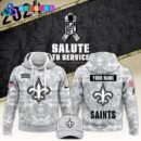 New Orleans Saints Arctic Camo 2024 Combo Hoodie, Pants, Cap
