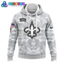 New Orleans Saints Arctic Camo 2024 Combo Hoodie, Pants, Cap
