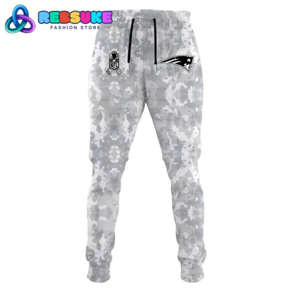 New England Patriots Arctic Camo 2024 Combo Hoodie, Pants, Cap - Image 4