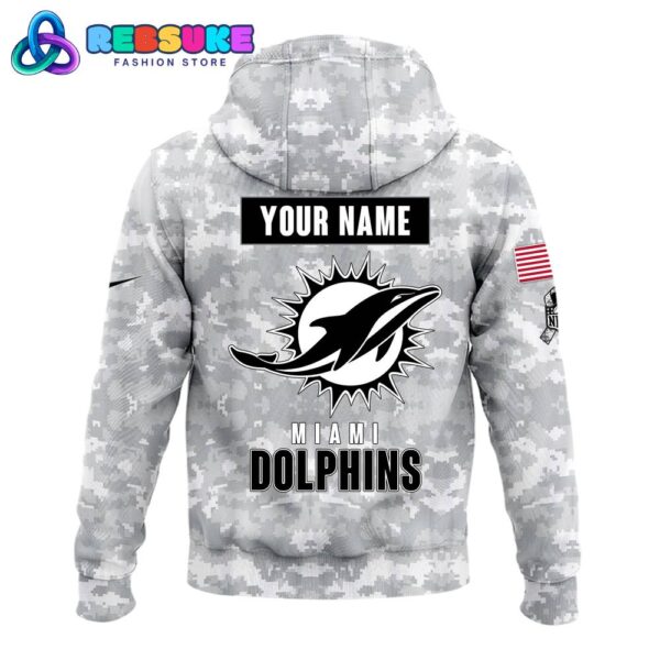 Miami Dolphins Arctic Camo 2024 Combo Hoodie, Pants, Cap - Image 5