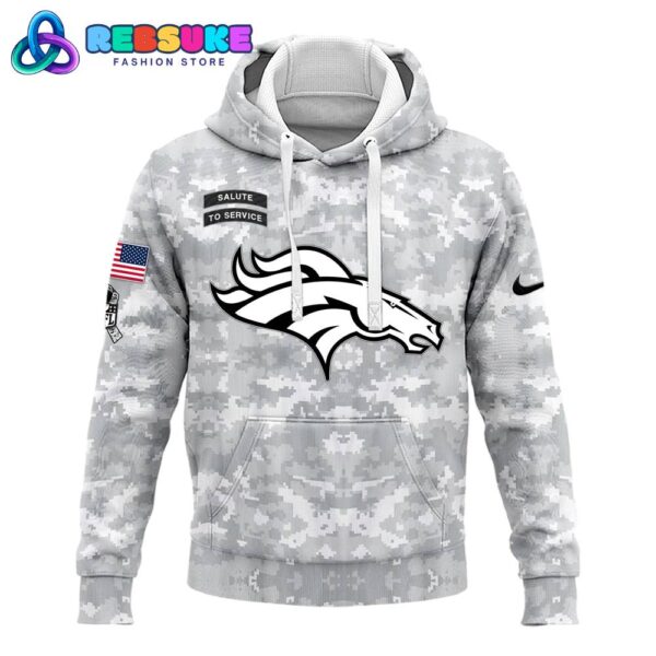 Denver Broncos Arctic Camo 2024 Combo Hoodie, Pants, Cap - Image 2