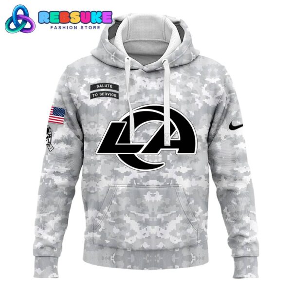 Los Angeles Rams Arctic Camo 2024 Combo Hoodie, Pants, Cap - Image 2