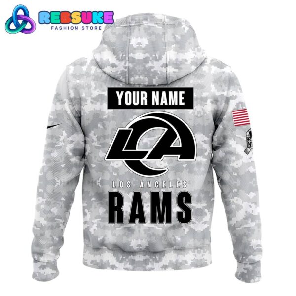Los Angeles Rams Arctic Camo 2024 Combo Hoodie, Pants, Cap - Image 5