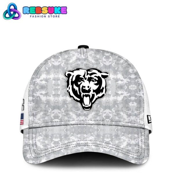 Chicago Bears Arctic Camo 2024 Combo Hoodie, Pants, Cap - Image 4