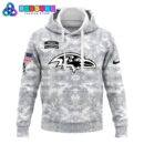 Baltimore Ravens Arctic Camo 2024 Combo Hoodie, Pants, Cap