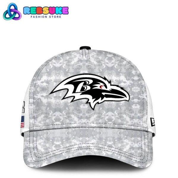 Baltimore Ravens Arctic Camo 2024 Combo Hoodie, Pants, Cap - Image 4