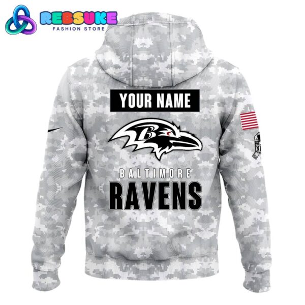 Baltimore Ravens Arctic Camo 2024 Combo Hoodie, Pants, Cap - Image 5