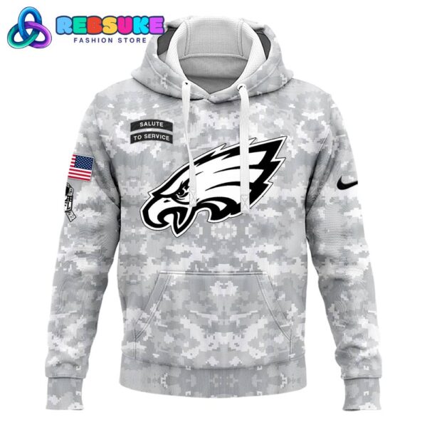 Philadelphia Eagles Arctic Camo 2024 Combo Hoodie, Pants, Cap - Image 2