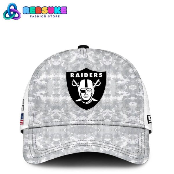 Las Vegas Raiders Arctic Camo 2024 Combo Hoodie, Pants, Cap - Image 4