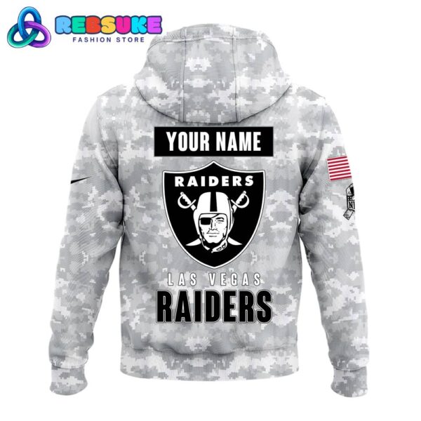Las Vegas Raiders Arctic Camo 2024 Combo Hoodie, Pants, Cap - Image 5