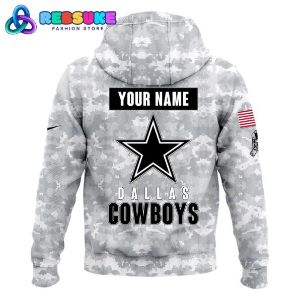 Dallas Cowboys Arctic Camo 2024 Combo Hoodie, Pants, Cap - Image 5