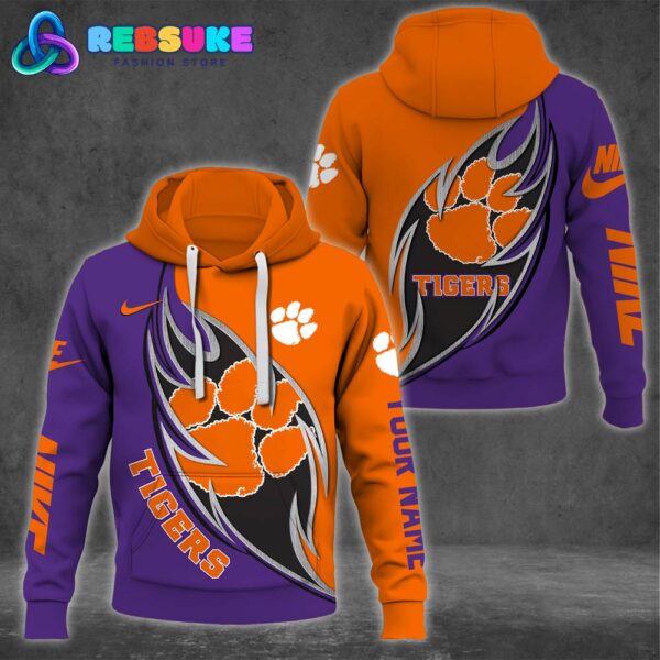 Clemson Tigers NCAA 2024 Combo Hoodie, Pants - Image 2