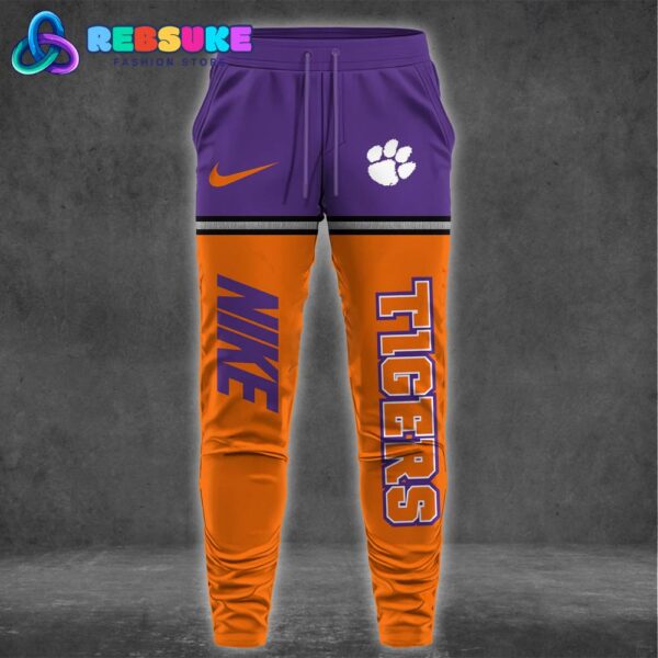 Clemson Tigers NCAA 2024 Combo Hoodie, Pants - Image 3