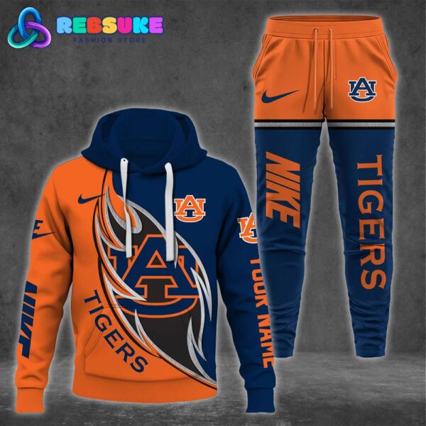 Auburn Tigers NCAA 2024 Combo Hoodie, Pants - Image 2
