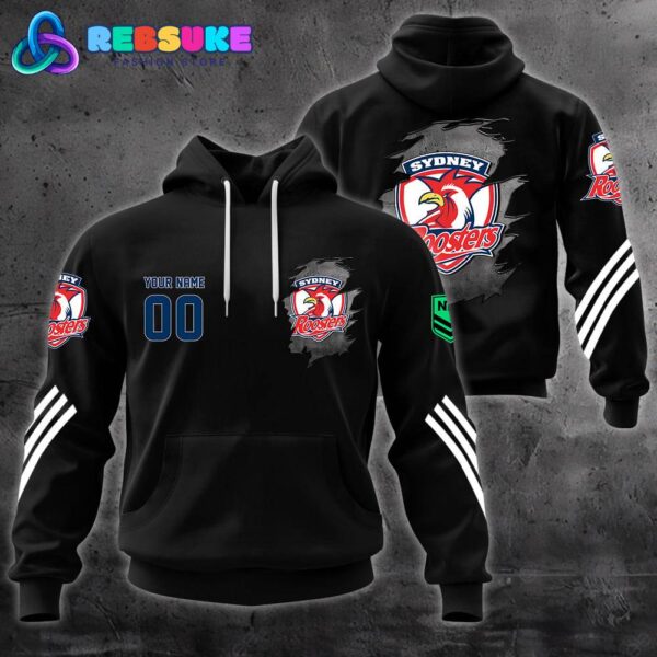 Sydney Roosters NRL Customized Combo Hoodie, Pants - Image 2