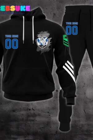 Canterbury-Bankstown Bulldogs NRL Customized Combo Hoodie, Pants
