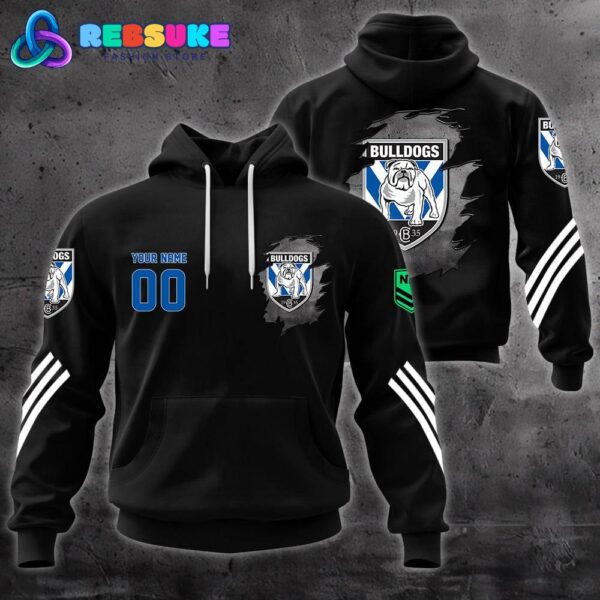 Canterbury-Bankstown Bulldogs NRL Customized Combo Hoodie, Pants - Image 2
