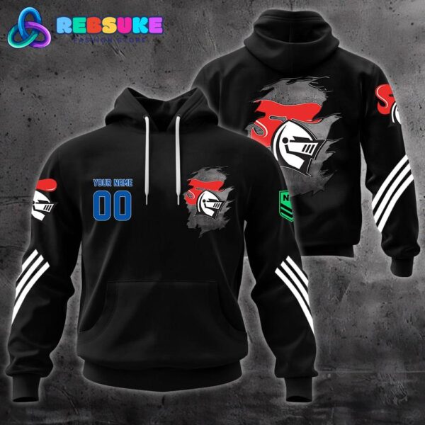 Newcastle Knights NRL Customized Combo Hoodie, Pants - Image 2