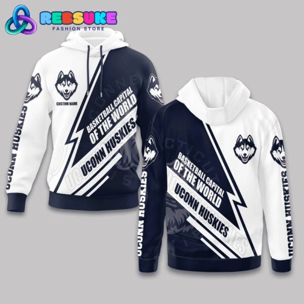 Uconn Huskies Basketball Capital Of The World Combo Hoodie - Image 2