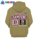 NCAA Denver Hockey National Champions 2024 Combo Hoodie Pants Cap