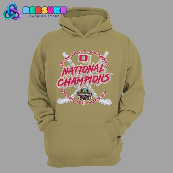 NCAA Denver Hockey Champions 2024 Combo Hoodie Pants Cap - Image 2