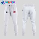 Boston University Hockey NCAA White Combo Hoodie Pants