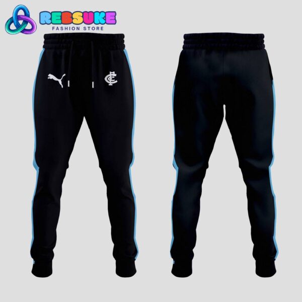 Carlton Blues AFL New Combo Hoodie, Pants, Cap - Image 2