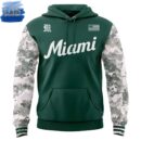 Miami Hurricanes 2025 Armed Forces Day Camo Hoodie