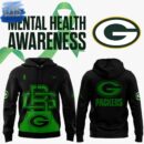 Green Bay Packers NFL Mental Health Awareness Month 2025 Hoodie