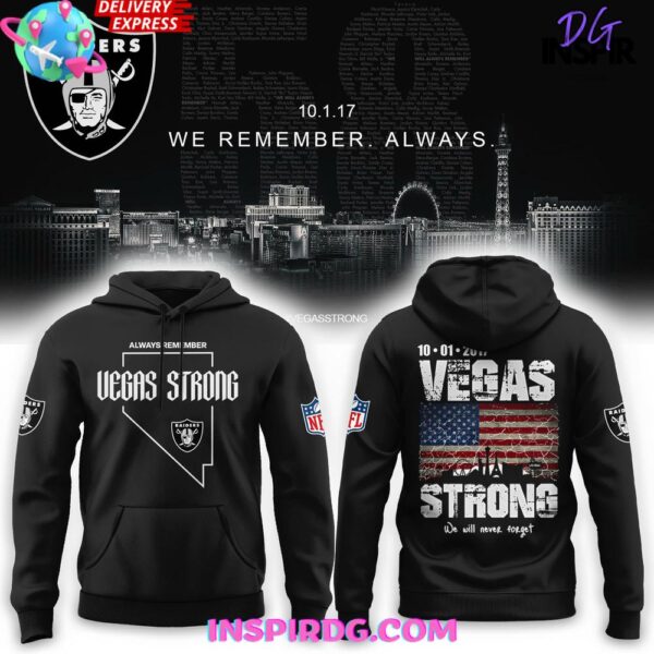 Las Vegas Raiders Vegas Strong Memorial Hoodie T-shirt