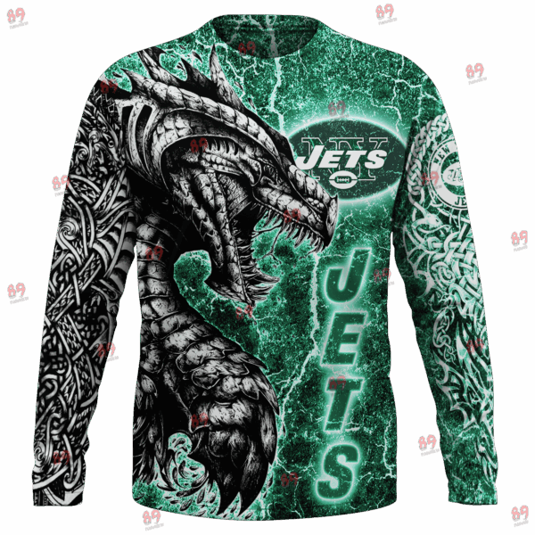 Jets FL Dragon Outrage Limited Edition Hoodie T-shirt Sweatshirt All Merchandise - Image 6